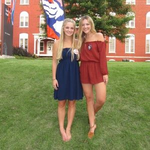 Strapless NAVY Blue Dress